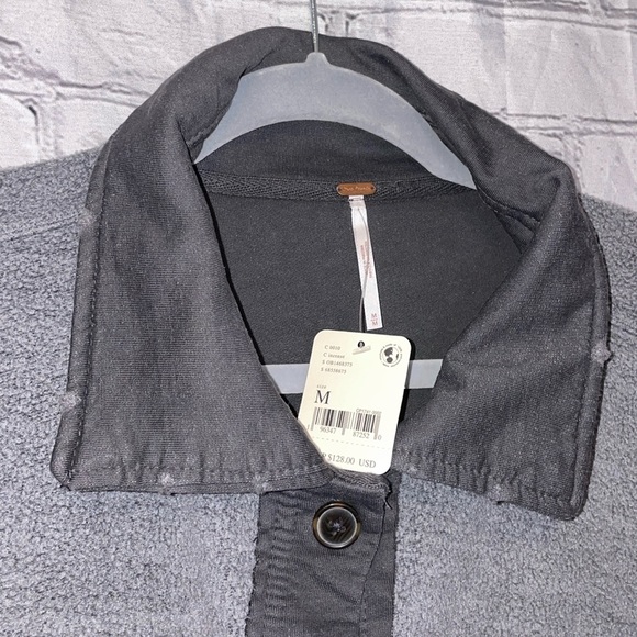 NWT Free People Ruby Shacket - Incense - Size Medium Oversized - Picture 15 of 17